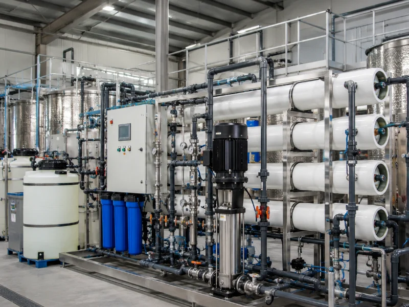 planta de osmosis inversa industrial para tratamiento de agua en bodega